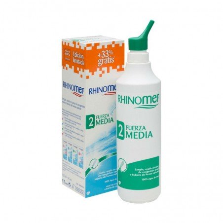 Comprar RHINOMER LIMPIEZA NASAL FUERZA 2 180 ML al mejor precio en Farmacia4Estaciones, tu farmacia online Comprar RHINOMER LIMPIEZA NASAL FUERZA 2 180 ML