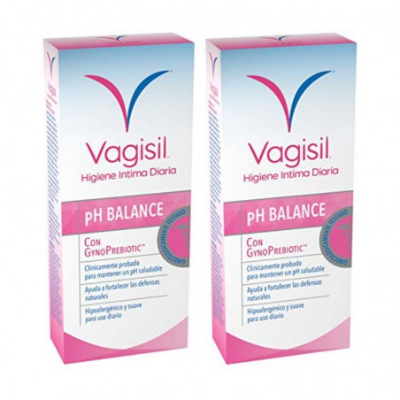 Comprar vagisil higiene íntima diaria ph balance 2 x 250 ml