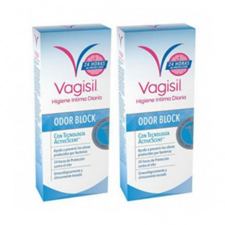 Comprar vagisil higiene íntima diaria odor block 2 x 250 ml