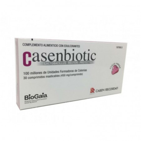 Comprar casenbiotic fresa 30 comprimidos