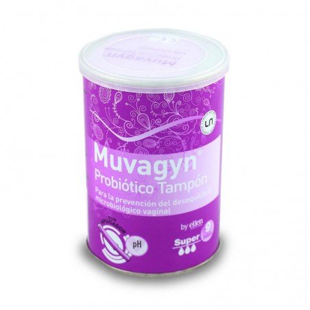 Comprar MUVAGYN PROBIÓTICO TAMPÓN SUPER 9 UDS al mejor precio en Farmacia4Estaciones, tu farmacia online Comprar MUVAGYN PROBIÓTICO TAMPÓN SUPER 9 UDS