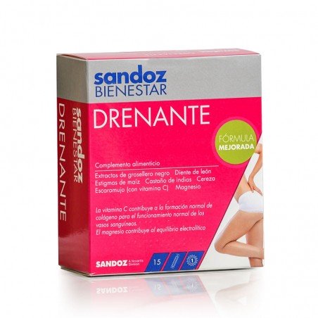 Comprar SANDOZ BIENESTAR DRENANTE 15 AMPOLLAS al mejor precio en Farmacia4Estaciones, tu farmacia online Comprar SANDOZ BIENESTAR DRENANTE 15 AMPOLLAS