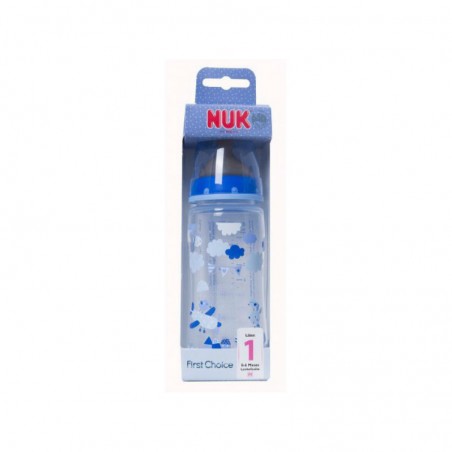 Comprar BIBERÓN LÁTEX 1 M AZUL 300 ML al mejor precio en Farmacia4Estaciones, tu farmacia online Comprar BIBERÓN LÁTEX 1 M AZUL 300 ML