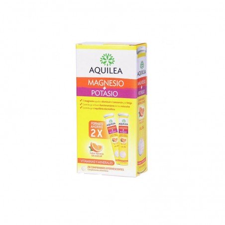 Comprar AQUILEA MAGNESIO + POTASIO 28 COMPRIMIDOS EFERVESCENTES al mejor precio en Farmacia4Estaciones, tu farmacia online Comprar AQUILEA MAGNESIO + POTASIO 28 COMPRIMIDOS EFERVESCENTES