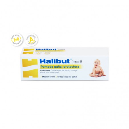 Comprar HALIBUT DERMOH POMADA PAÑAL PROTECTORA 45 G al mejor precio en Farmacia4Estaciones, tu farmacia online Comprar HALIBUT DERMOH POMADA PAÑAL PROTECTORA 45 G