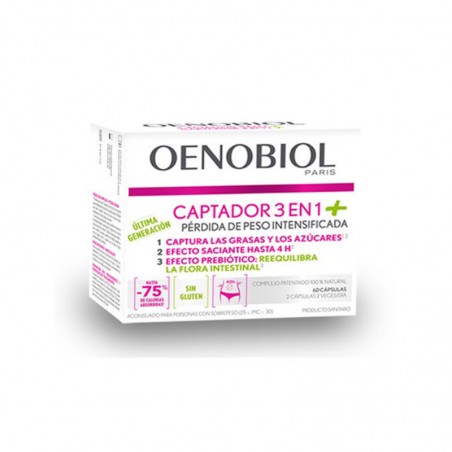 Comprar OENOBIOL CAPTADOR 3 EN 1 PLUS 60 CÁPSULAS