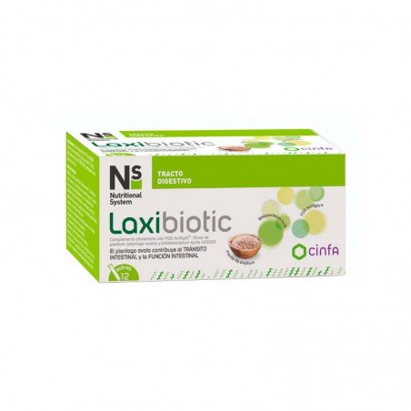 Comprar NS LAXIBIOTIC 12 SOBRES al mejor precio en Farmacia4Estaciones, tu farmacia online Comprar NS LAXIBIOTIC 12 SOBRES