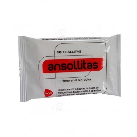 Comprar ansollitas toallitas higiene anal 10 toallitas