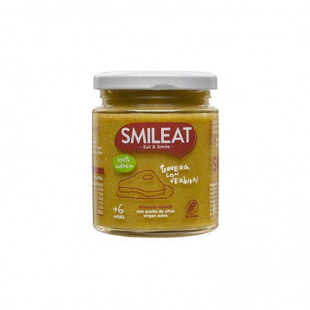 Comprar smileat tarrito eco ternera con verduras 230 g