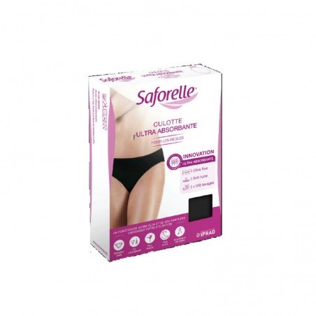 Comprar SAFORELLE CULOTTE ULTRA ABSORBENTE TALLA 38 al mejor precio en Farmacia4Estaciones, tu farmacia online Comprar SAFORELLE CULOTTE ULTRA ABSORBENTE TALLA 38