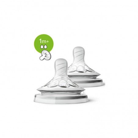 Comprar AVENT TETINA NATURAL FLUJO LENTO + 0 M 2UDS al mejor precio en Farmacia4Estaciones, tu farmacia online Comprar AVENT TETINA NATURAL FLUJO LENTO + 0 M 2UDS