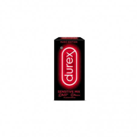 Comprar durex preservativos music edition sensitive mix 10 unidades