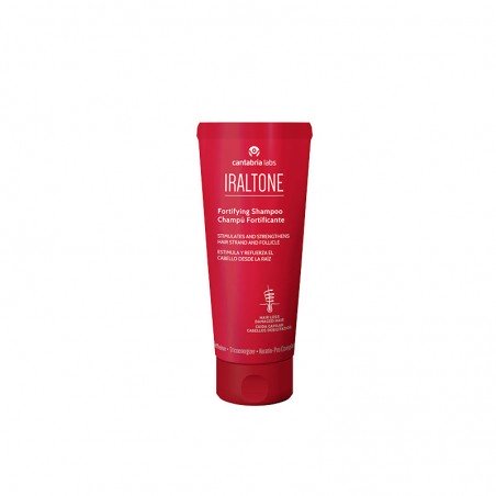 Comprar IRALTONE CHAMPÚ FORTIFICANTE 200 ML al mejor precio en Farmacia4Estaciones, tu farmacia online Comprar IRALTONE CHAMPÚ FORTIFICANTE 200 ML