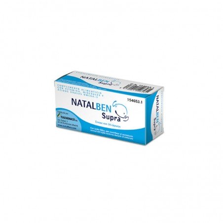 Comprar NATALBEN SUPRA 30 CAPS al mejor precio en Farmacia4Estaciones, tu farmacia online Comprar NATALBEN SUPRA 30 CAPS