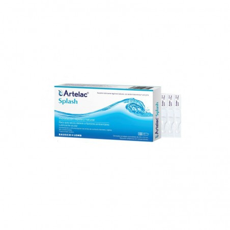 Comprar ARTELAC SPLASH 0.5 ML 30 MONODOSIS al mejor precio en Farmacia4Estaciones, tu farmacia online Comprar ARTELAC SPLASH 0.5 ML 30 MONODOSIS