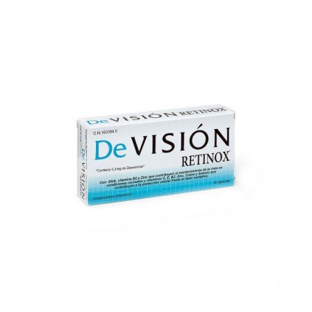 Comprar DEVISION RETINOX 30 CAPS al mejor precio en Farmacia4Estaciones, tu farmacia online Comprar DEVISION RETINOX 30 CAPS