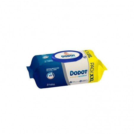 Comprar DODOT TOALLITAS SENSITIVE PACK XXL 72 UNIDADES al mejor precio en Farmacia4Estaciones, tu farmacia online Comprar DODOT TOALLITAS SENSITIVE PACK XXL 72 UNIDADES