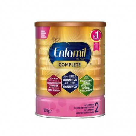 Comprar ENFAMIL 2 PREMIUM COMPLETE 800 G al mejor precio en Farmacia4Estaciones, tu farmacia online Comprar ENFAMIL 2 PREMIUM COMPLETE 800 G
