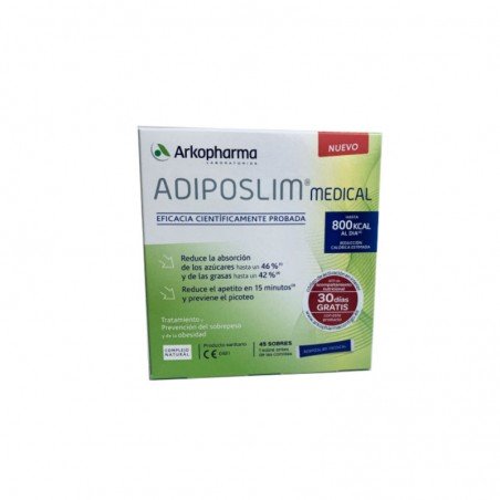 Comprar ADIPOSLIM MEDICAL 45 SOBRES al mejor precio en Farmacia4Estaciones, tu farmacia online Comprar ADIPOSLIM MEDICAL 45 SOBRES