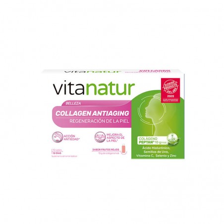 Comprar VITANATUR COLLAGEN ANTIAGING 10 VIALES al mejor precio en Farmacia4Estaciones, tu farmacia online Comprar VITANATUR COLLAGEN ANTIAGING 10 VIALES