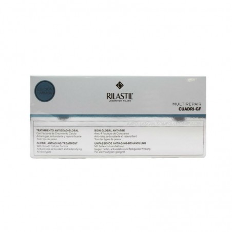 Comprar RILASTIL MULTIREPAIR CUADRI-GF 10 AMPOLLAS al mejor precio en Farmacia4Estaciones, tu farmacia online Comprar RILASTIL MULTIREPAIR CUADRI-GF 10 AMPOLLAS
