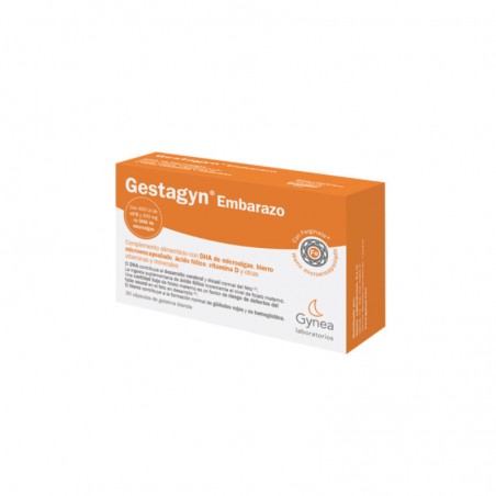 Comprar GESTAGYN EMBARAZO 30 CAPS al mejor precio en Farmacia4Estaciones, tu farmacia online Comprar GESTAGYN EMBARAZO 30 CAPS