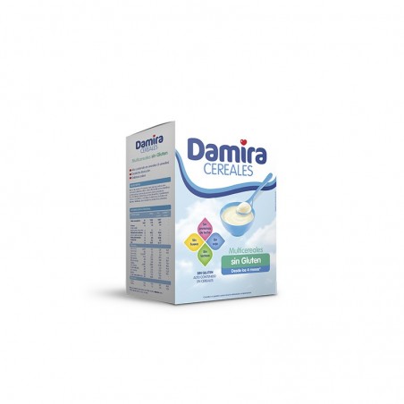 Comprar DAMIRA MULTICEREALES SIN GLUTEN 600 G al mejor precio en Farmacia4Estaciones, tu farmacia online Comprar DAMIRA MULTICEREALES SIN GLUTEN 600 G