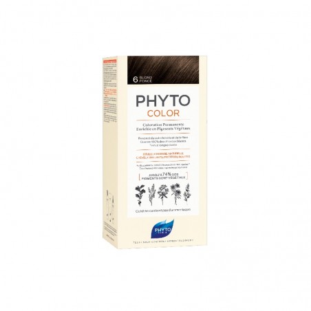 Comprar phytocolor tinte 6 rubio oscuro al mejor precio en Farmacia4Estaciones, tu farmacia online Comprar phytocolor tinte 6 rubio oscuro