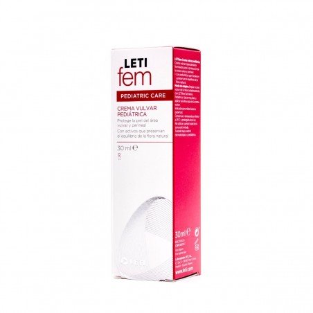 Comprar LETIFEM PAEDIATRIC CREMA VULVAR 30 ML al mejor precio en Farmacia4Estaciones, tu farmacia online Comprar LETIFEM PAEDIATRIC CREMA VULVAR 30 ML