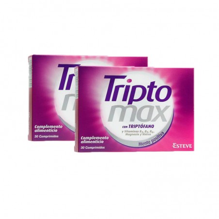 Comprar triptomax 30 comp pack de 2 al mejor precio en Farmacia4Estaciones, tu farmacia online Comprar triptomax 30 comp pack de 2
