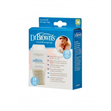 Comprar DR BROWNS BOLSA ALMACENAMIENTO 25 UNIDADES al mejor precio en Farmacia4Estaciones, tu farmacia online Comprar DR BROWNS BOLSA ALMACENAMIENTO 25 UNIDADES