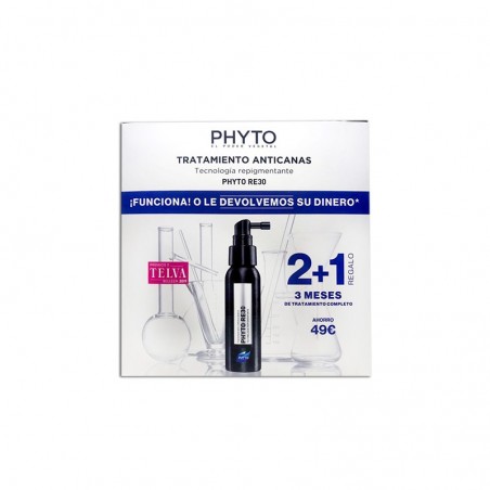 Comprar PHYTO RE30 TRATAMIENTO ANTICANA 2 X 50 ML + REGALO 50 ML al mejor precio en Farmacia4Estaciones, tu farmacia online Comprar PHYTO RE30 TRATAMIENTO ANTICANA 2 X 50 ML + REGALO 50 ML