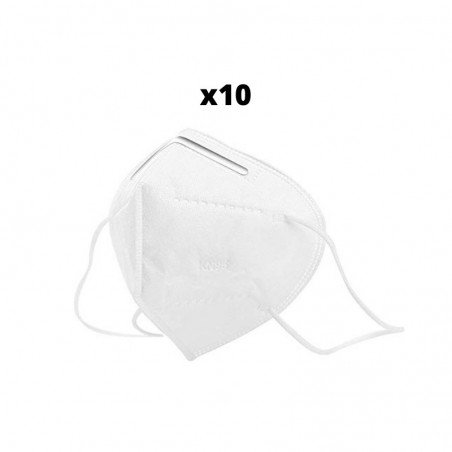 Comprar MASCARILLAS FFP2 - KN95 PACK 10 UNIDADES al mejor precio en Farmacia4Estaciones, tu farmacia online Comprar MASCARILLAS FFP2 - KN95 PACK 10 UNIDADES