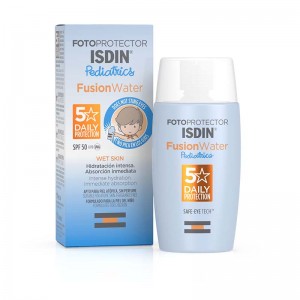 isdin fotoprotector pediatrics spf 50 fusion water 50 ml