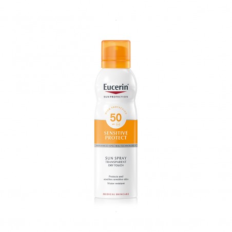 Comprar eucerin sun spray dry touch transparent spf 50 200ml