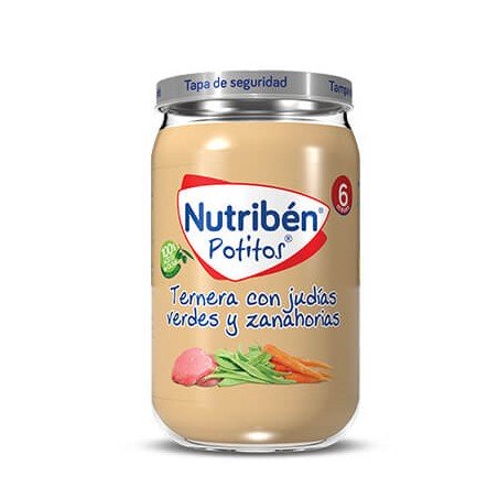 Comprar NUTRIBÉN TERNERA CON JUDÍAS VERDES Y ZANAHORIAS 235 G al mejor precio en Farmacia4Estaciones, tu farmacia online Comprar NUTRIBÉN TERNERA CON JUDÍAS VERDES Y ZANAHORIAS 235 G