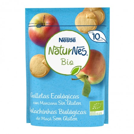 Comprar NATURNES BIO GALLETAS ECOLÓGICAS CON MANZANA SIN GLUTEN. 150G al mejor precio en Farmacia4Estaciones, tu farmacia online Comprar NATURNES BIO GALLETAS ECOLÓGICAS CON MANZANA SIN GLUTEN. 150G