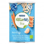 NESTLE NATURNES BIO NUTRIPUFFS SNACKS DE CEREALES CON ZANAHORIA 35G