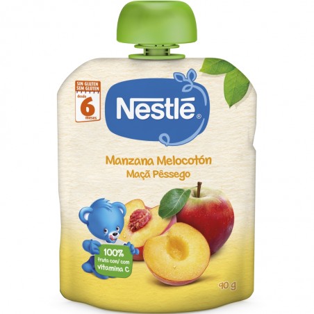 Comprar nestlé bolsita manzana y melocotón 90g