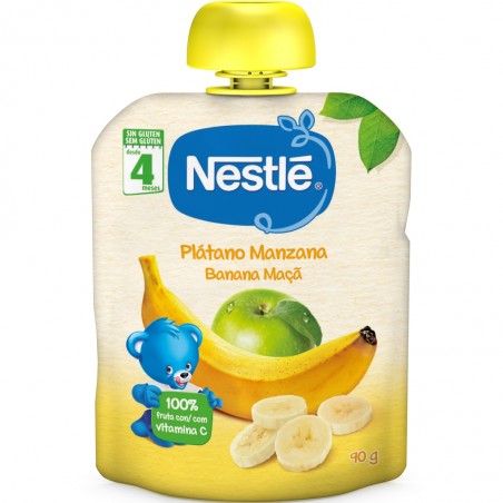 Comprar nestlé bolsita plátano y manzana 90g