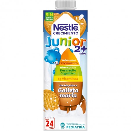 Comprar nestlé crecimiento junior +2 galleta maría 1l