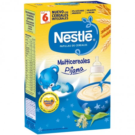 Comprar nestlé papilla multicereales pijama 500g