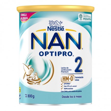 Comprar NAN 2 OPTIPRO 800 G al mejor precio en Farmacia4Estaciones, tu farmacia online Comprar NAN 2 OPTIPRO 800 G
