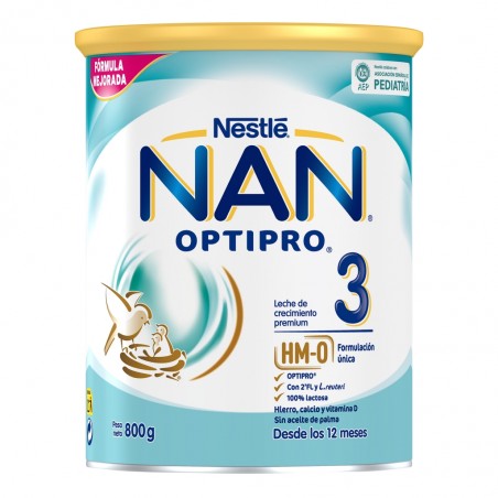 Comprar NAN 3 OPTIPRO 800 G al mejor precio en Farmacia4Estaciones, tu farmacia online Comprar NAN 3 OPTIPRO 800 G