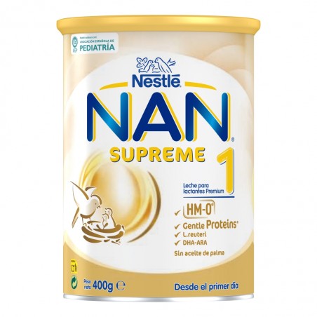 Comprar NAN SUPREME 1 400 G al mejor precio en Farmacia4Estaciones, tu farmacia online Comprar NAN SUPREME 1 400 G
