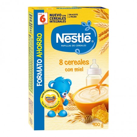 Comprar nestle papilla 8 cereales con miel