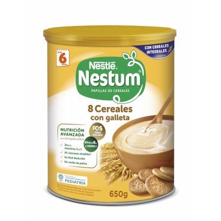 Comprar NESTUM 8 CEREALES CON GALLETA 650 G al mejor precio en Farmacia4Estaciones, tu farmacia online Comprar NESTUM 8 CEREALES CON GALLETA 650 G