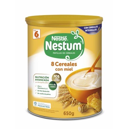 Comprar NESTUM 8 CEREALES CON MIEL 650 GR al mejor precio en Farmacia4Estaciones, tu farmacia online Comprar NESTUM 8 CEREALES CON MIEL 650 GR