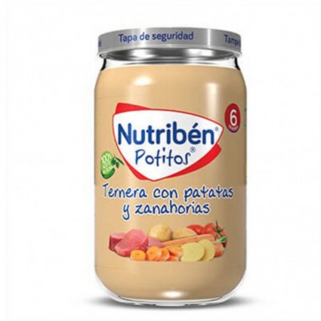 Comprar NUTRIBEN POTITO TERNERA CON PATATAS Y ZANAHORIAS 235 G