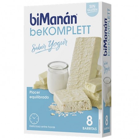 Comprar bimanán barritas bekomplett sabor yogur 8 unidades